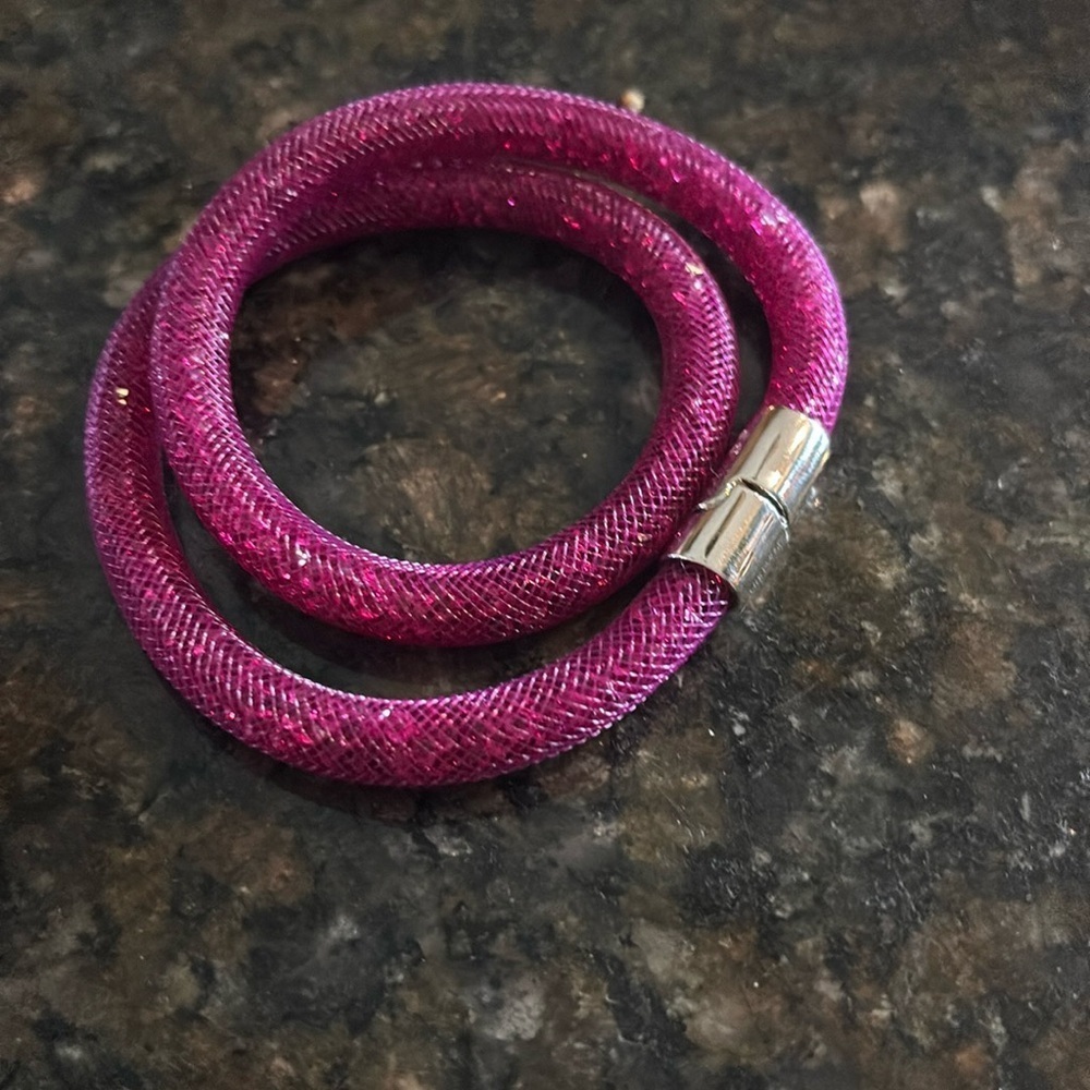 SWAROVSKI Stardust Pink Double Bracelet